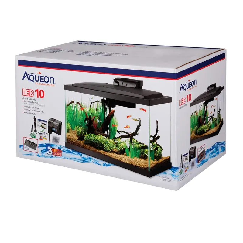 Kit de Pecera Con Led 10 Galones