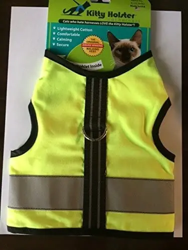 Kitty Holster reflectante arnés de seguridad M/L amarillo neón