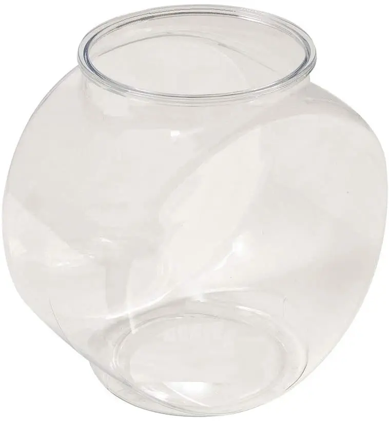 Koller Products - Cuenco para pescado (plástico irrompible, con claridad cristal)