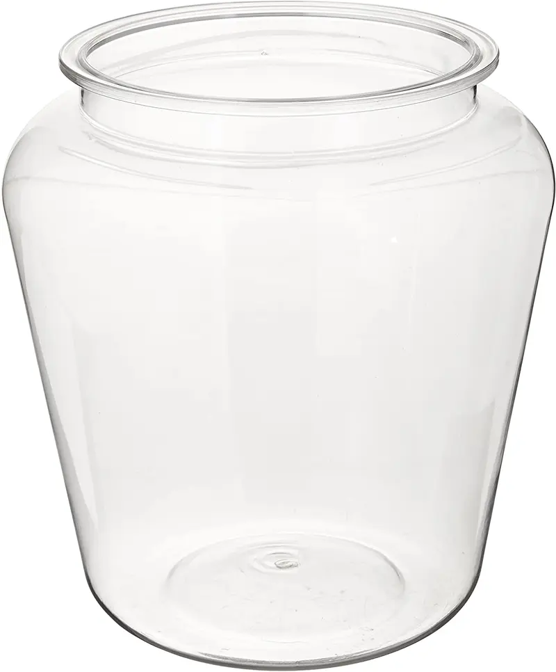 Koller Products - Cuenco para pescado (plástico irrompible, con claridad de transparencia, 7.25 pulgadas de diámetro x 8.0 in de alto, número de modelo