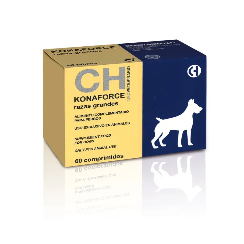 Konaforce Vitamina K para Perros Razas Grandes | 60 Comprimidos