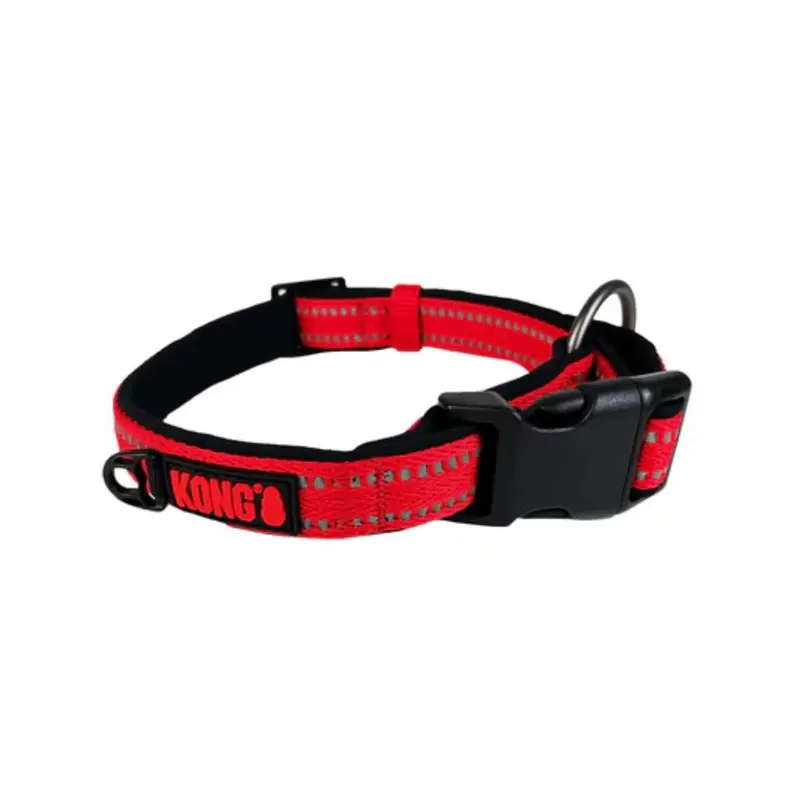 Kong Collar Suave De Nylon Rojo Gde *Descontinuado*