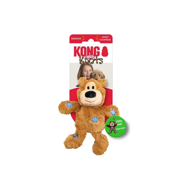Kong Wild Knots Bear Assorted S/M 2Pz