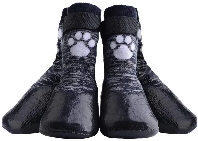 KOOLTAIL Dog Socks Anti Slip with Straps Traction Control Waterproof Paw Protector