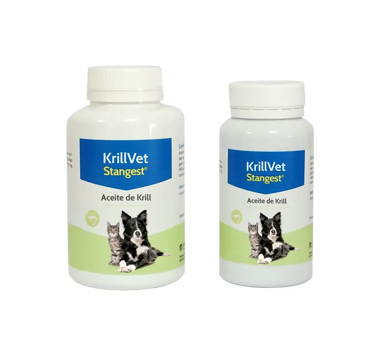 Krillvet – Aceite de Krill Omega 3 para Perros y Gatos | 60 y 120 Cápsulas