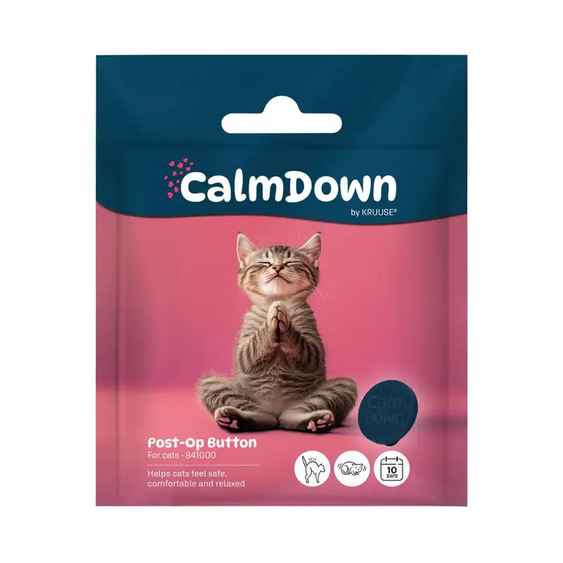 Kruuse Botón CalmDown Gato Postoperatorio