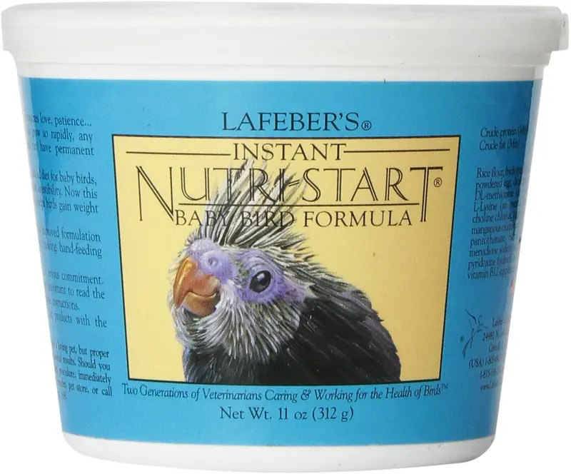 lafeber nutri-start de mano Alimentación Fórmula para bebé Aves 11-Ounce tina