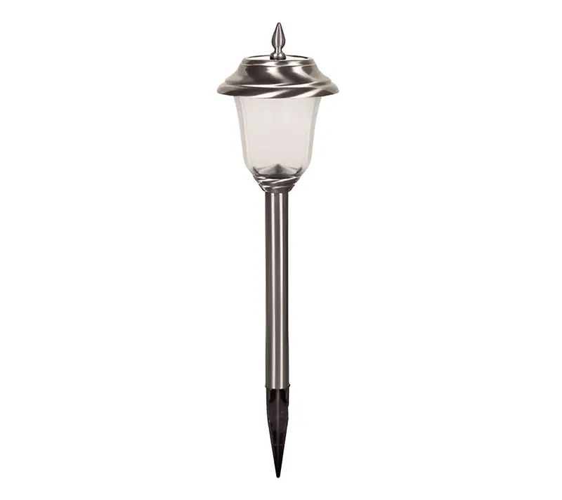 Lampara Solar Acero Inoxidable 16.5"x4.2"