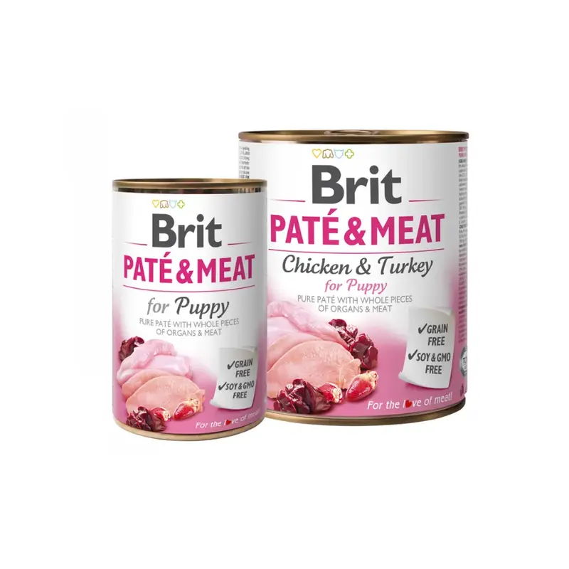 Lata Brit Paté & Meat Puppy 800 g