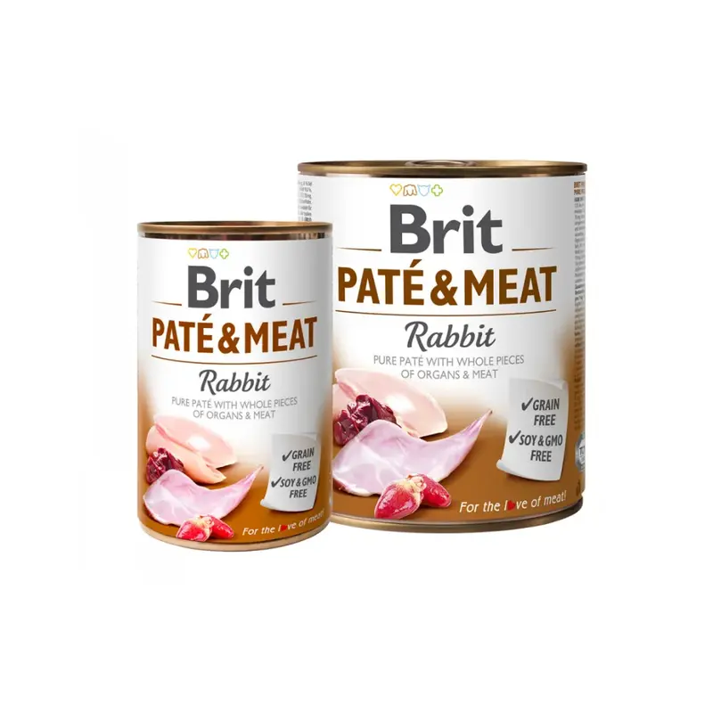Lata Brit Paté & Meat Rabbit 800 g