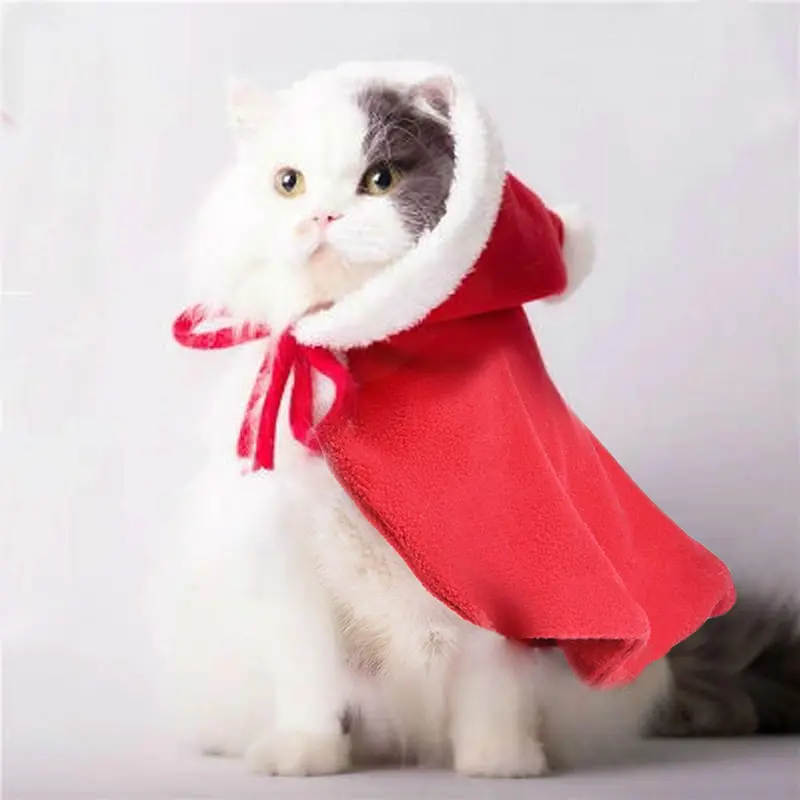 Legendog Disfraz de gato de Navidad para mascotas, ropa para mascotas, perros pequeños, gatos