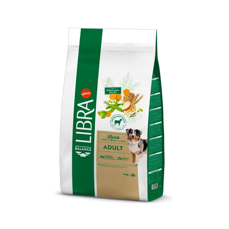 Libra con cordero pienso para perros