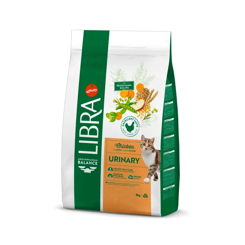 Libra Urinary con pollo pienso para gatos