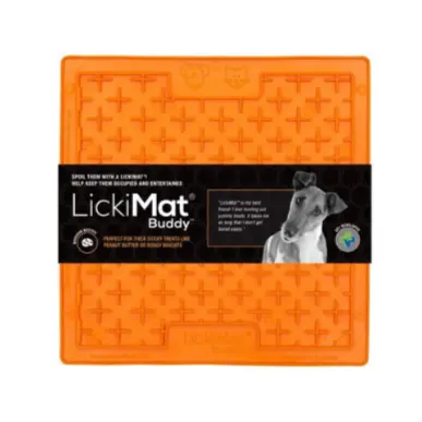 Lickimat Buddy Naranja Perros