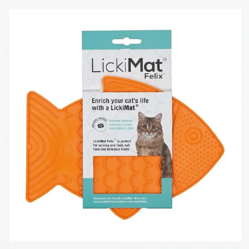 Lickimat Felix Naranja Gatos