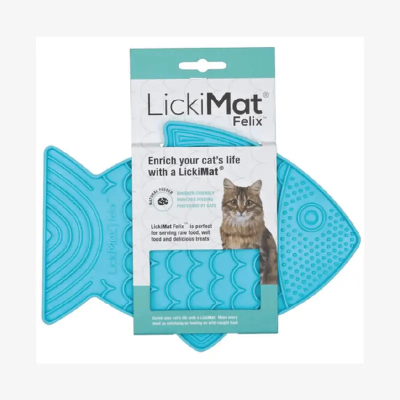Lickimat Felix Turquesa Gatos