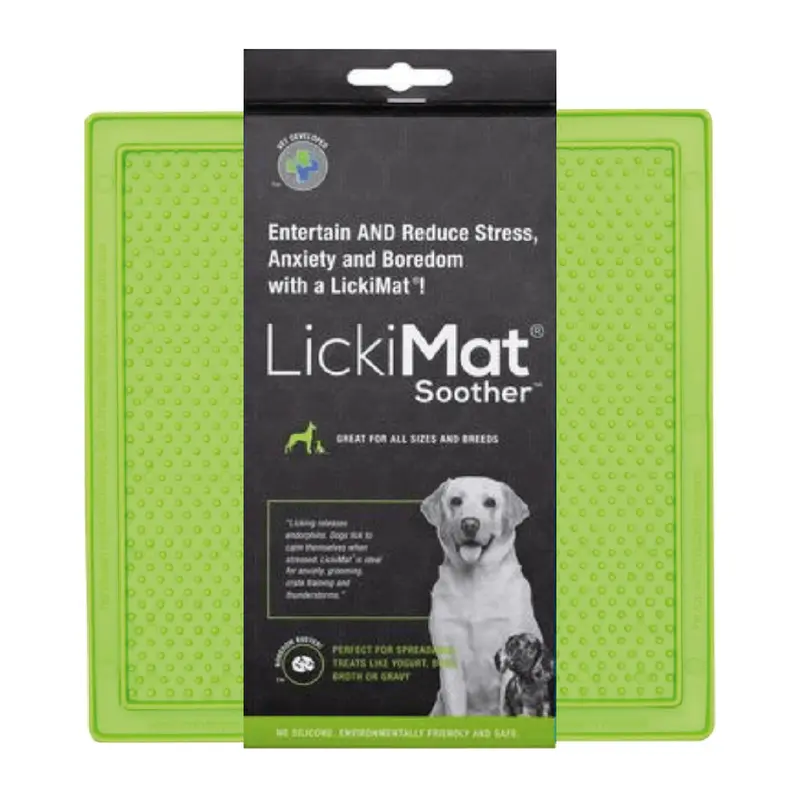 Lickimat Soother Verde Perro