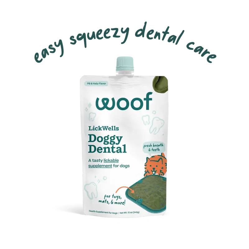 LickWells Doggy Dental | Suplemento Dental Untable para Perros - Woof