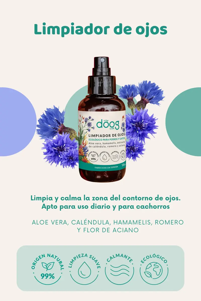 Limpiador de ojos ecologico - The Doog life