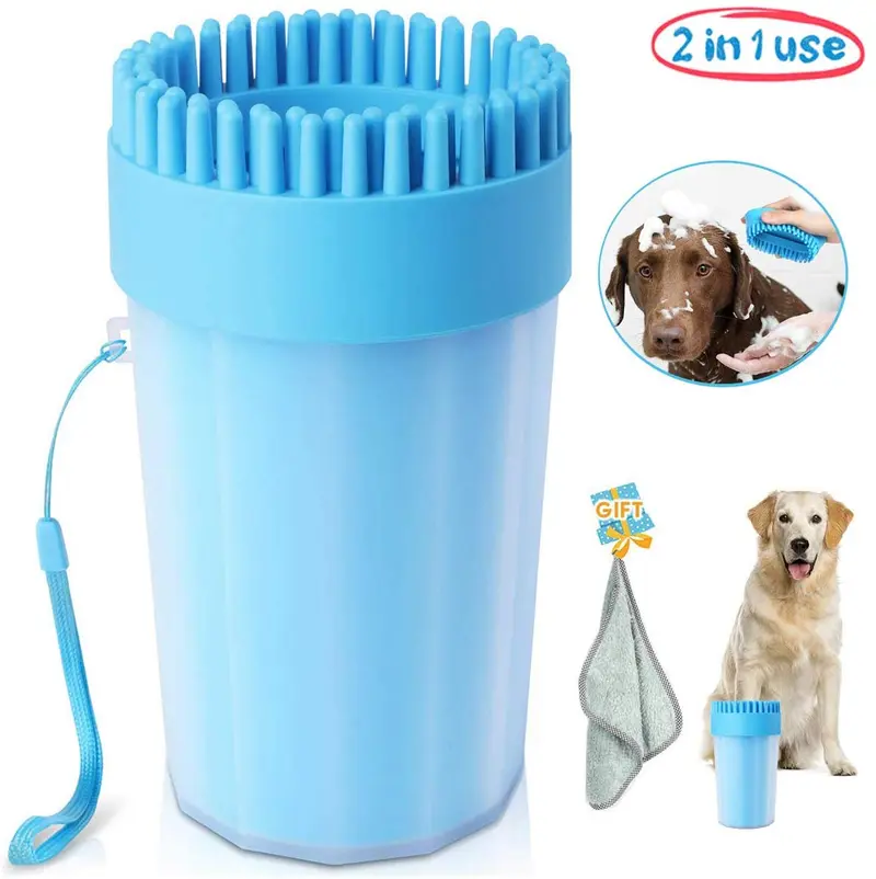 Limpiador de perro para perros y gatos con toalla para limpiar perros y gatos