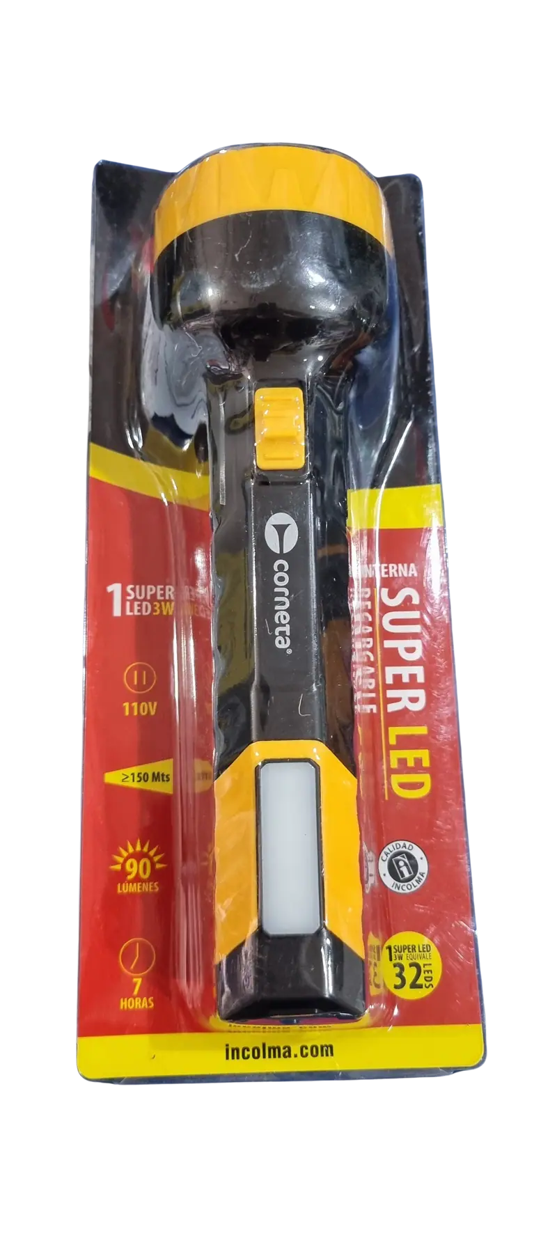 LINTERNA CORNETA RECARGABLE 3 W