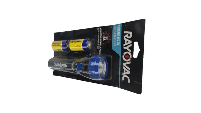LINTERNA RAYOVAC LED 2D + PILA