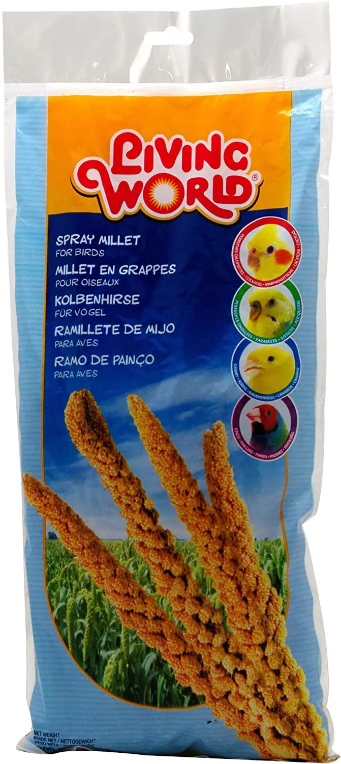 Living world Aves Spray de mijo, 5-pound