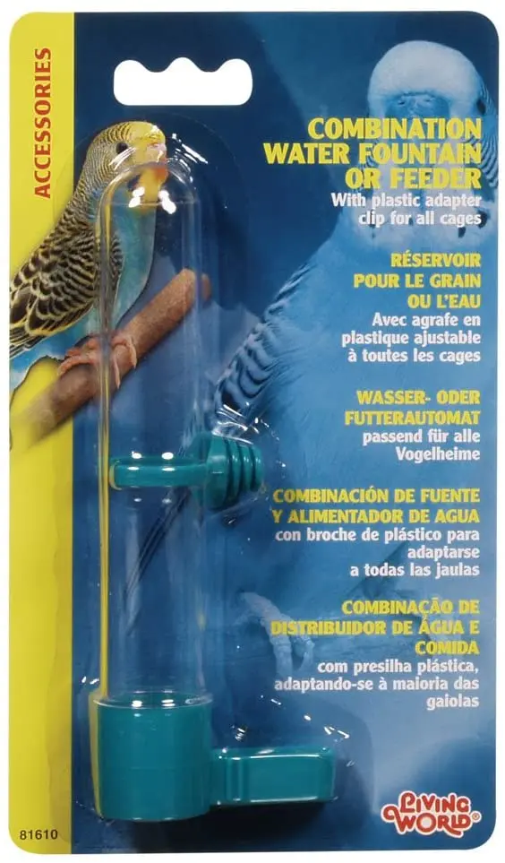 Living world Combo Waterer y alimentador, pequeñas