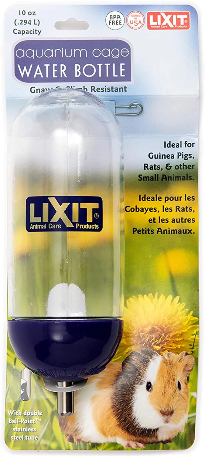 Lixit Animal Care - Botella de agua para acuario o jaula