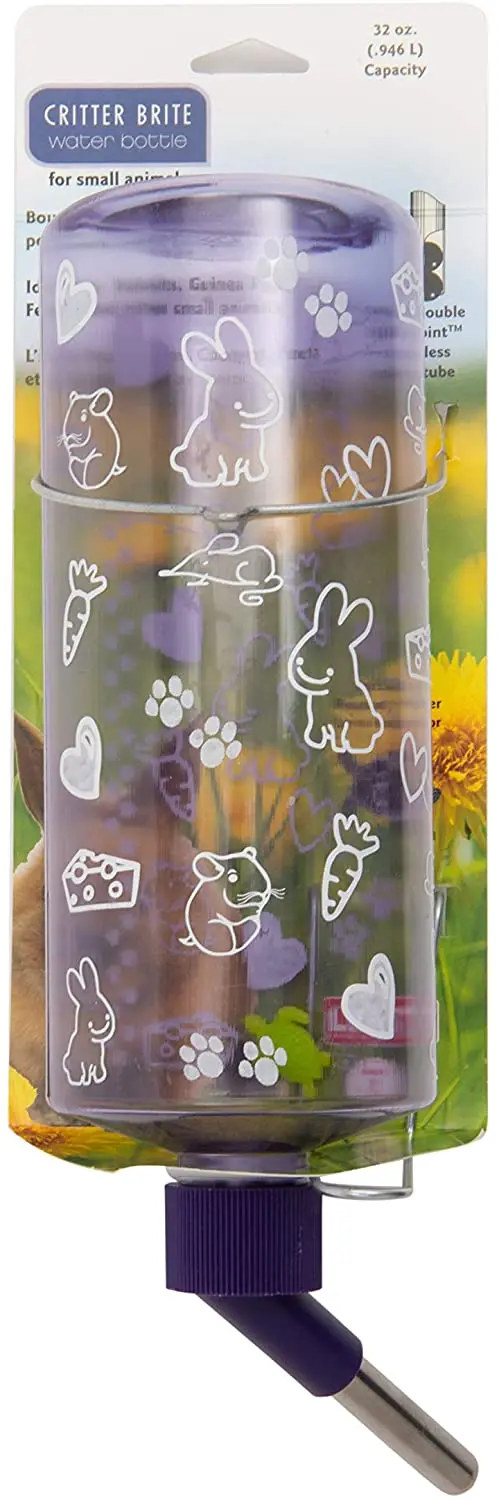 Lixit Critter Brite - Botellas de agua para conejos, ferentes y otros animales pequeños