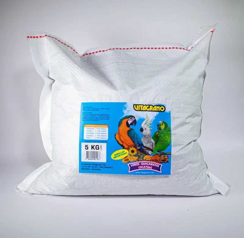 Loros Y Guacamayas Vitagrano X 5 Kg