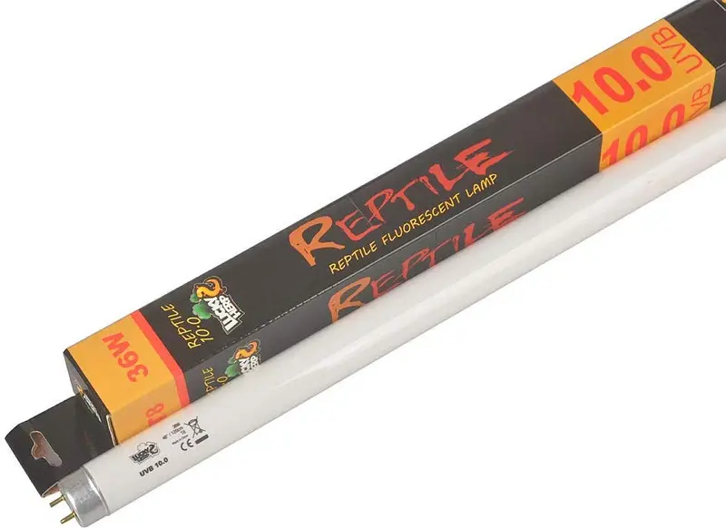 LUCKY HERP 10.0 - Tubo fluorescente para lámpara de terrario desierto, T8, 36 W, 48 pulgadas