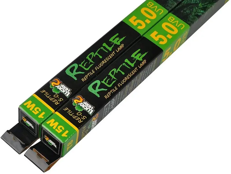 Lucky Herp 5.0 - Lámpara de terrario tropical fluorescente, 15 W, 18.0 in (2 unidades)
