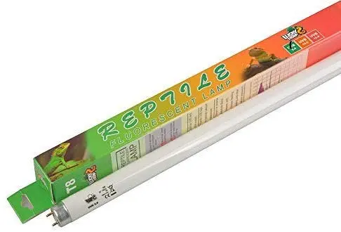 LUCKY HERP 5.0 - Lámpara de terrario tropical fluorescente (bombilla UV, 18 W, T8)