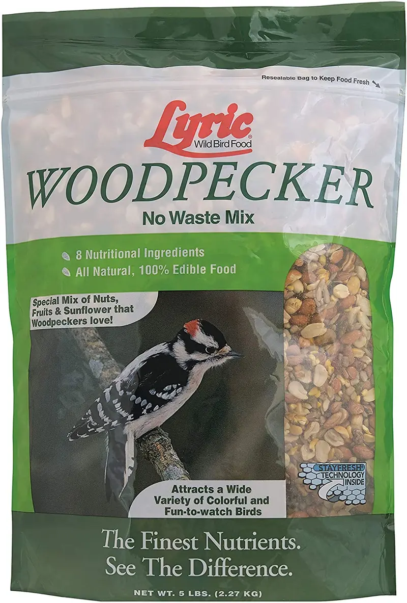 Lyric 26 – 47405 cubeta de alimentos de pájaro carpintero verde, N/A