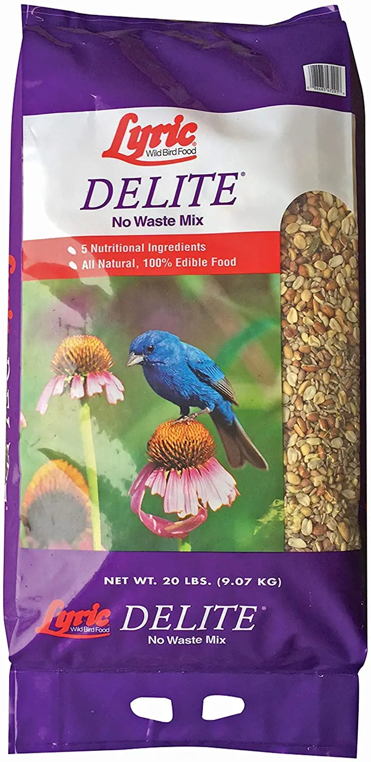 Lyric Delite High Proteína Sin Residuos Mezcla de Alimentos para Aves, -