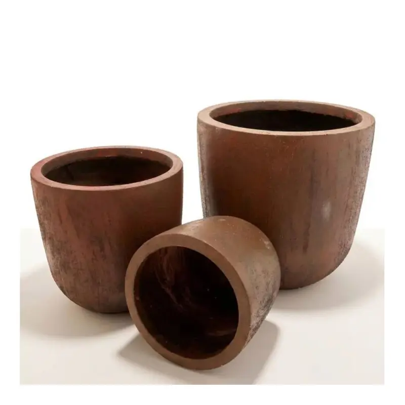 MACETA BOL RUST FIBRA 51CM