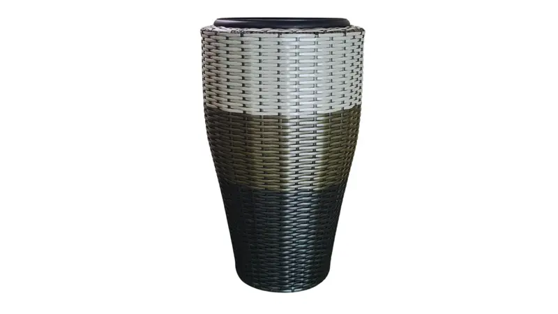 MACETA TEJIDA ZARZAL 65CM GRIS