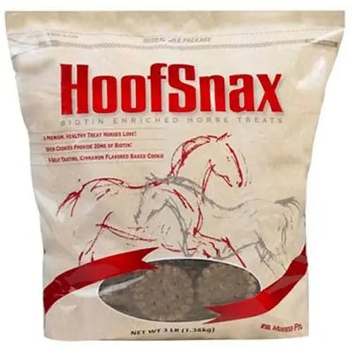 Manna Pro 05-9352 Hoof Snax Biotina Enriquecido golosinas para caballos, 3.2 libras