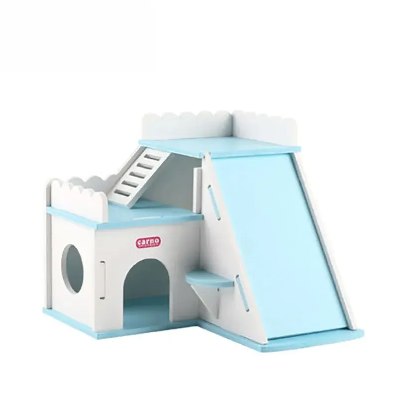 Mansion Hamster Con Resbalin Carno 21x21,5x18,2cm