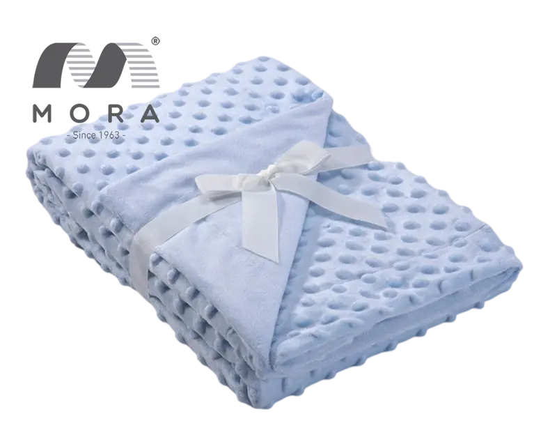 Manta Copitos Mora Azul