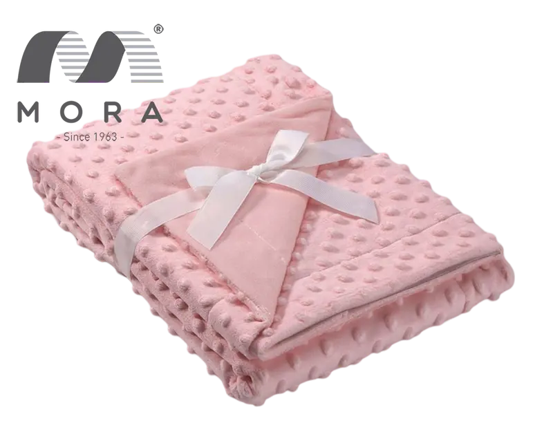 Manta Copitos Mora Rosa
