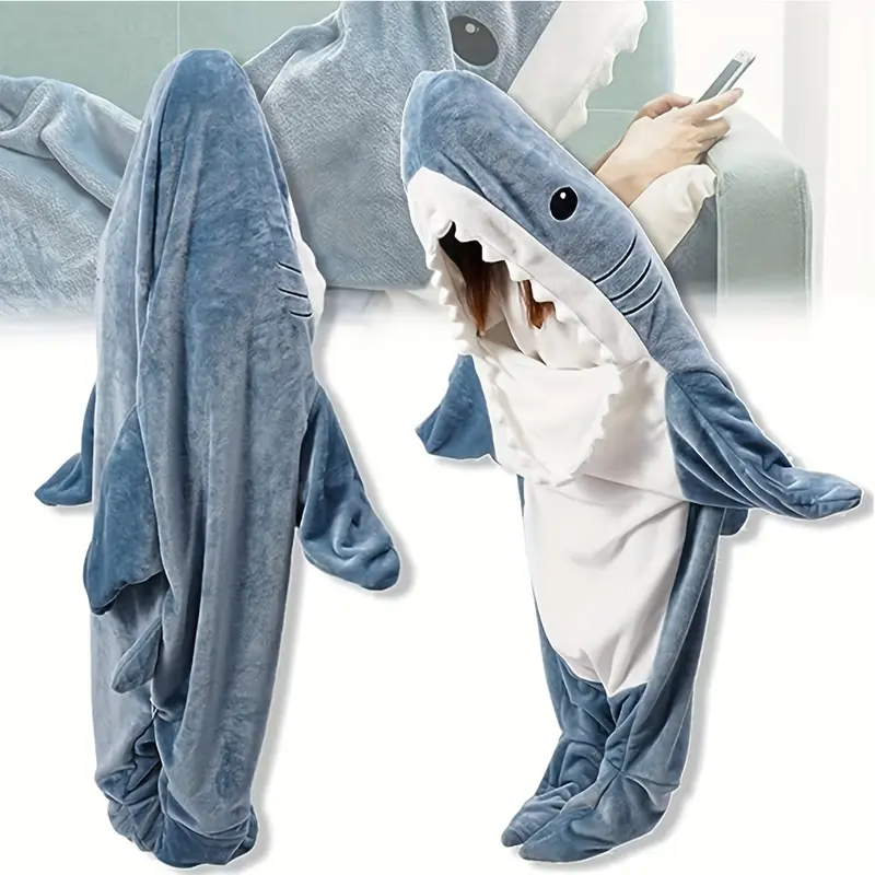 Manta pijama Tiburón – Comodidad y Diversión en un Solo Diseño