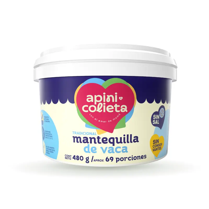 Mantequilla Sin Sal X 480 G