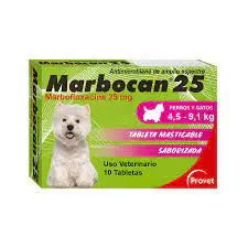 Marbocan 25 Mg X 10 Tab