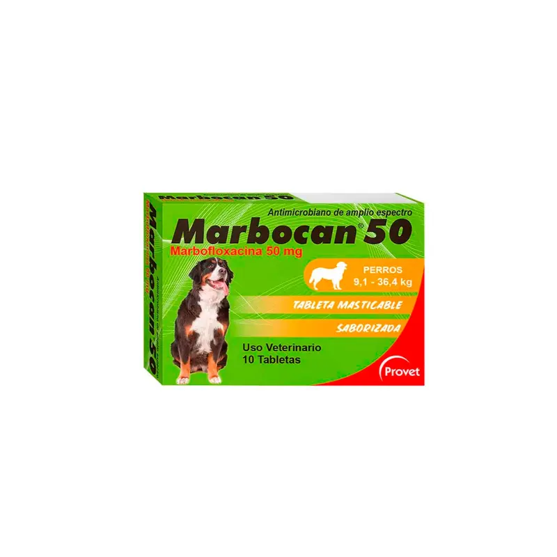 Marbocan De 50 G Para Perro 9,1 36,4 Kg