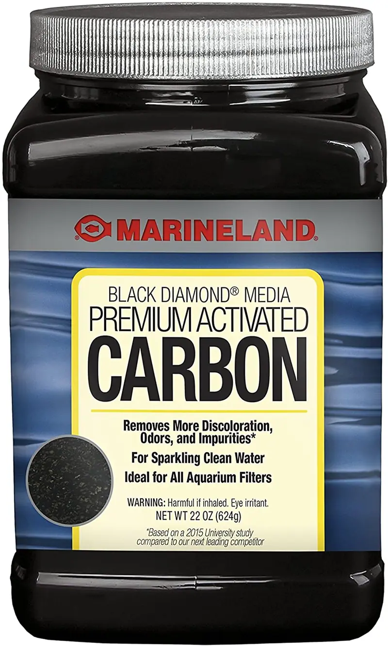 MarineLand Activated Carbon 22 Ounces, Filter Media for Aquariums