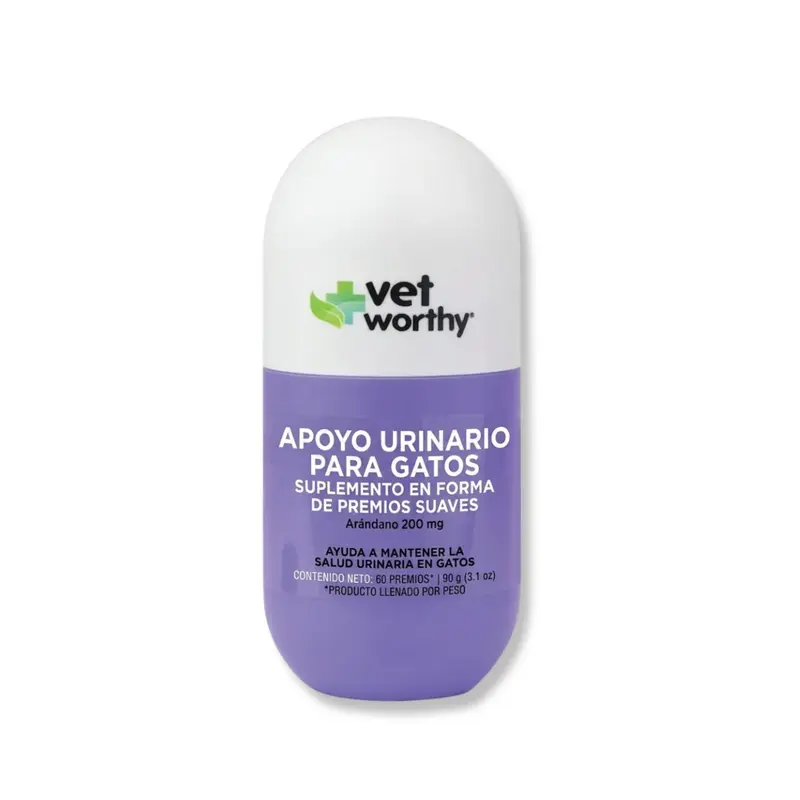 Masticables de Apoyo Urinario de Vet Worthy® – Suplemento con Arándano para Gatos