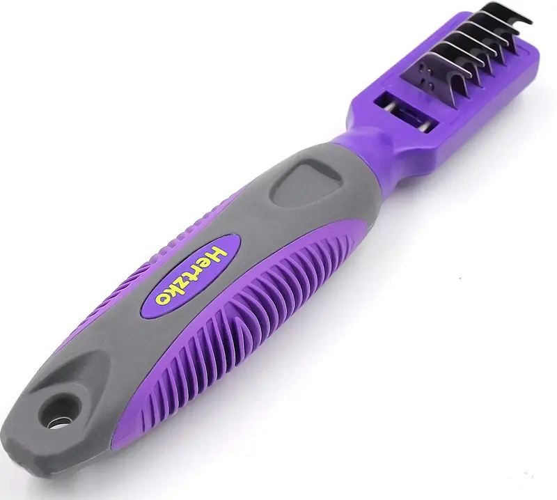 Mat Remover by hertzko – diseñado con Sharp – Trampas y elimina esteras, Nudos, enredos, cazadores o Dead Pequeño Hair – adecuado para perros y gatos
