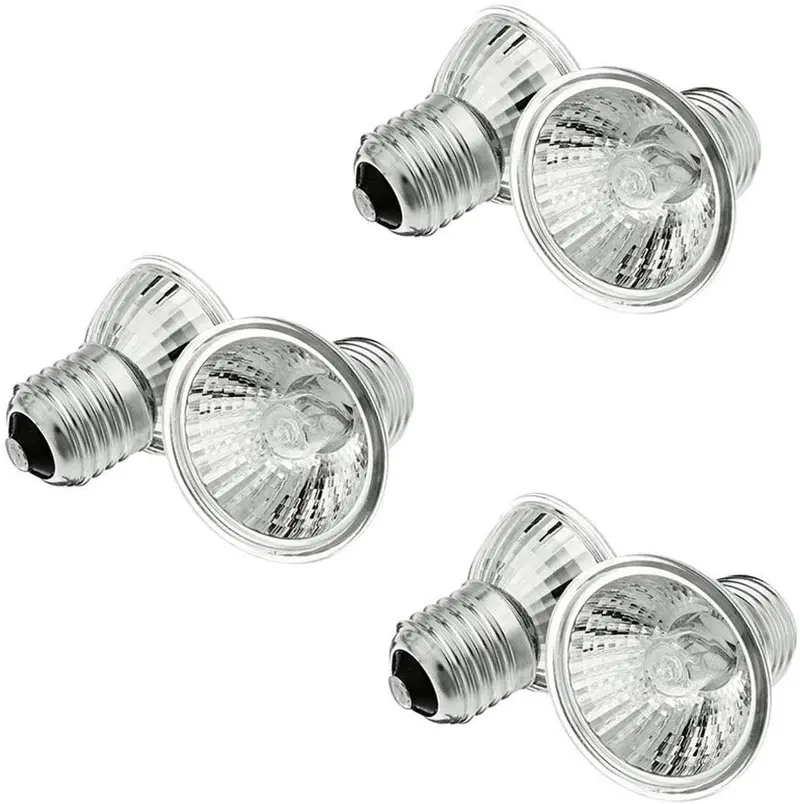 MD Lighting - Bombilla UVA UVB para lámpara de calor de reptiles, E26/E27 de 75 W, espectro completo, para faros de dragón, lagarto, tortuga, Gecko y más